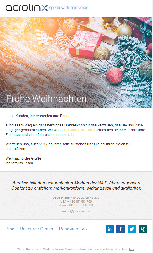 Weihnachtsgrüße per EMail Peinliche Fehler vermeiden LUMITOS